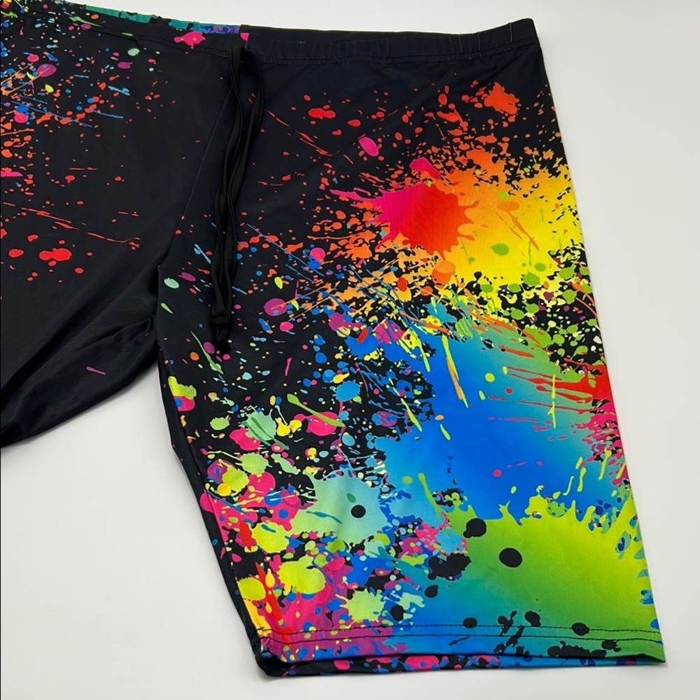 Colorful Splash Men's Swim Shorts‎ 4XL